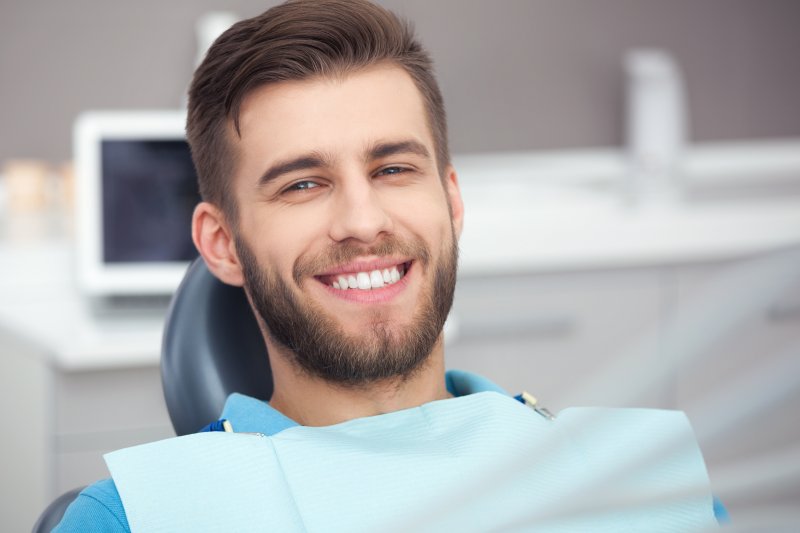 patient getting dental checkup and cleaning